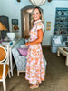 Lovely Garden Floral Midi Dress