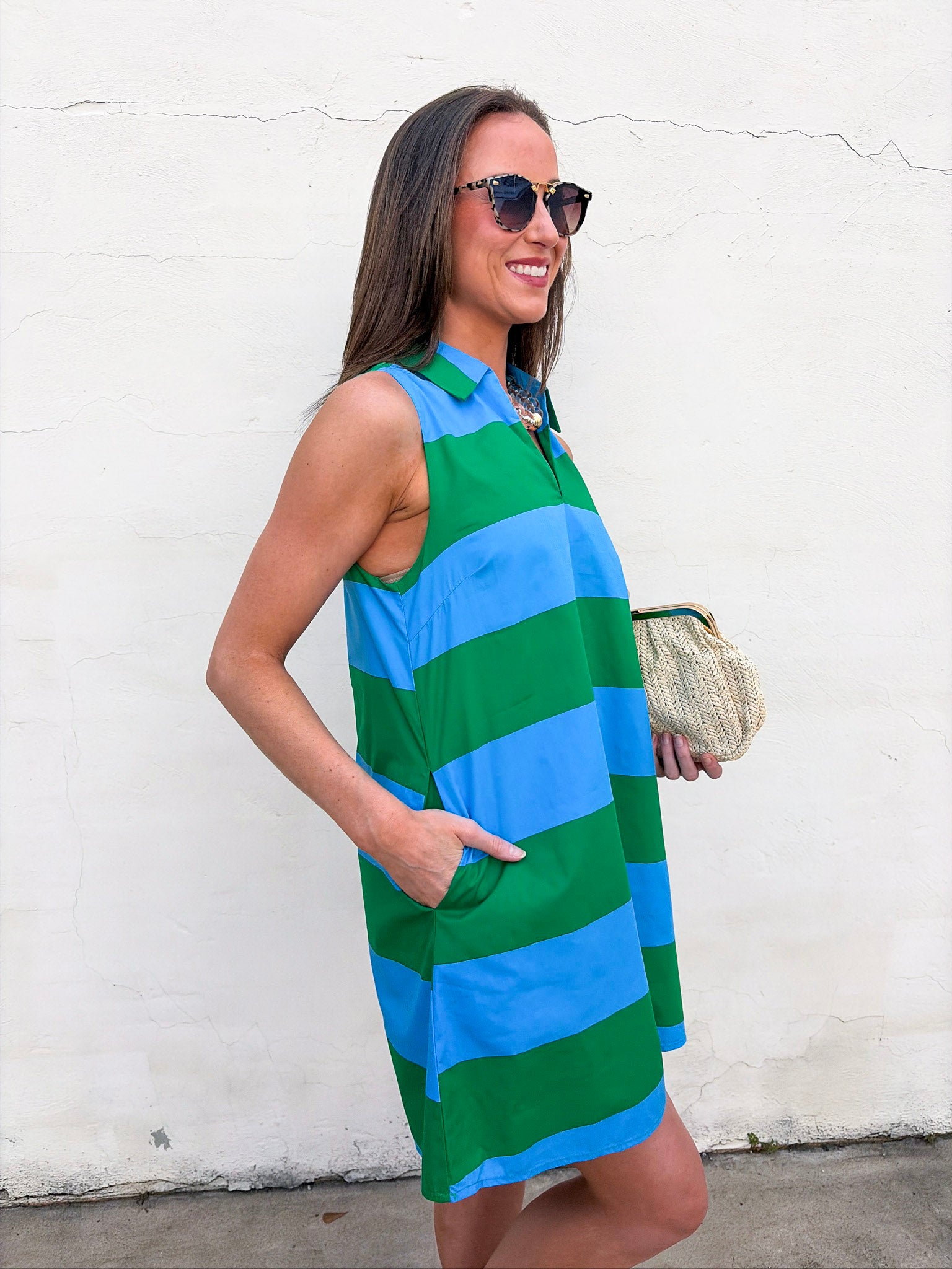 Turning Heads Striped Mini Dress