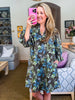 Garden Glory Botanical Mini Dress