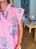 Lavender Love Floral Top-Pink
