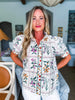 Delicate Dreams Floral Top-Ecru