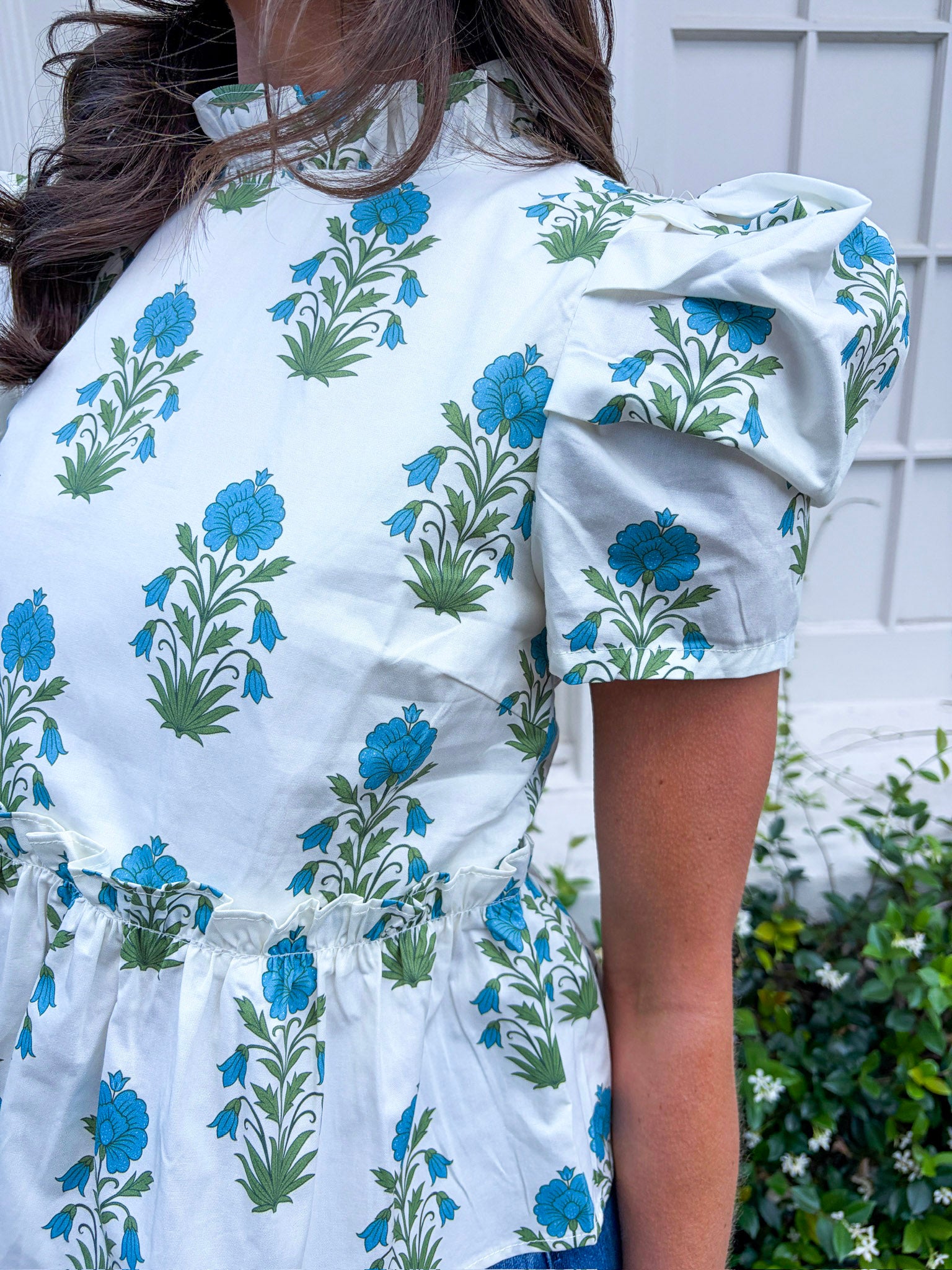 Sunday in Bloom Peplum Top