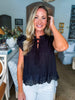 Lovely Time Eyelet Top