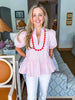 Pure Perfection Puff Sleeve Top-Baby Pink