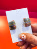 Radio Waves Clip On Earring