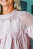 Orchard Picnic Lace Top-Mauve