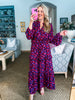 Turma Floral Tiered Maxi Dress