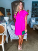 Weekend Vibes Mini Dress- Pink