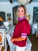 Varsity Time Top-Burgundy