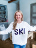 Ski Sport Sweater-White/Navy