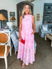 Wrapped in Romance Eyelet Skirt Set-Pink