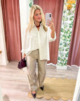 Ava Day Out Poplin Top