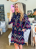 Deco Darling Embroidered Mini Dress