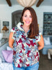 Wine Tasting Floral Top