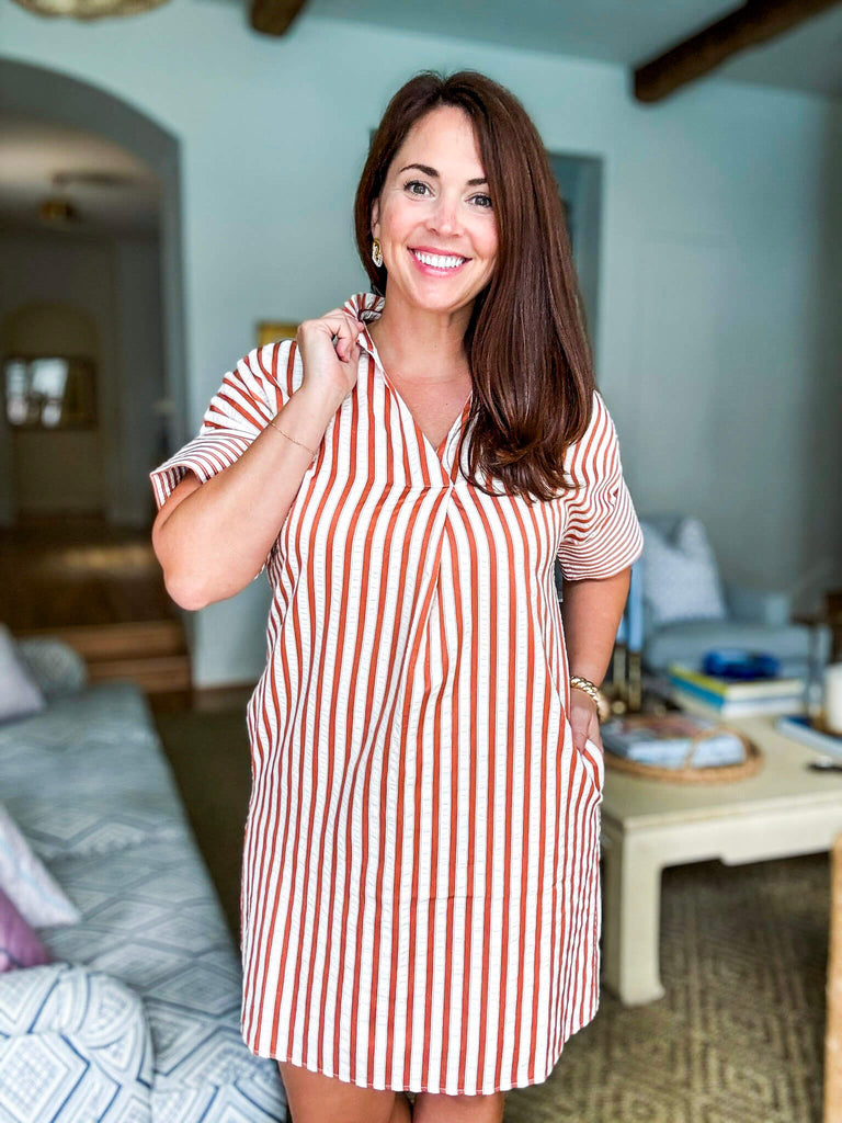 Last Breeze Striped Dress