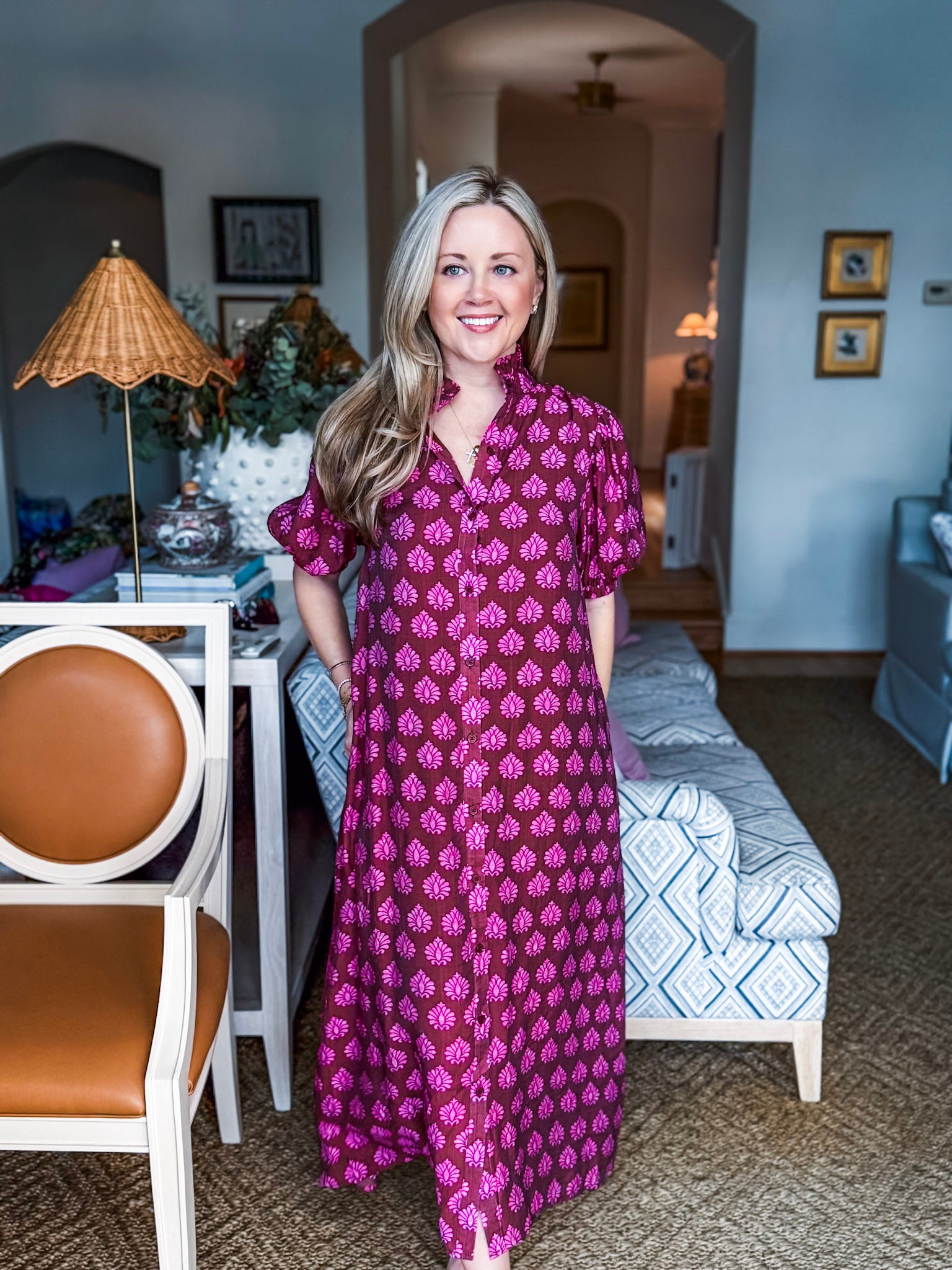 Vineyard Escape Midi Dress