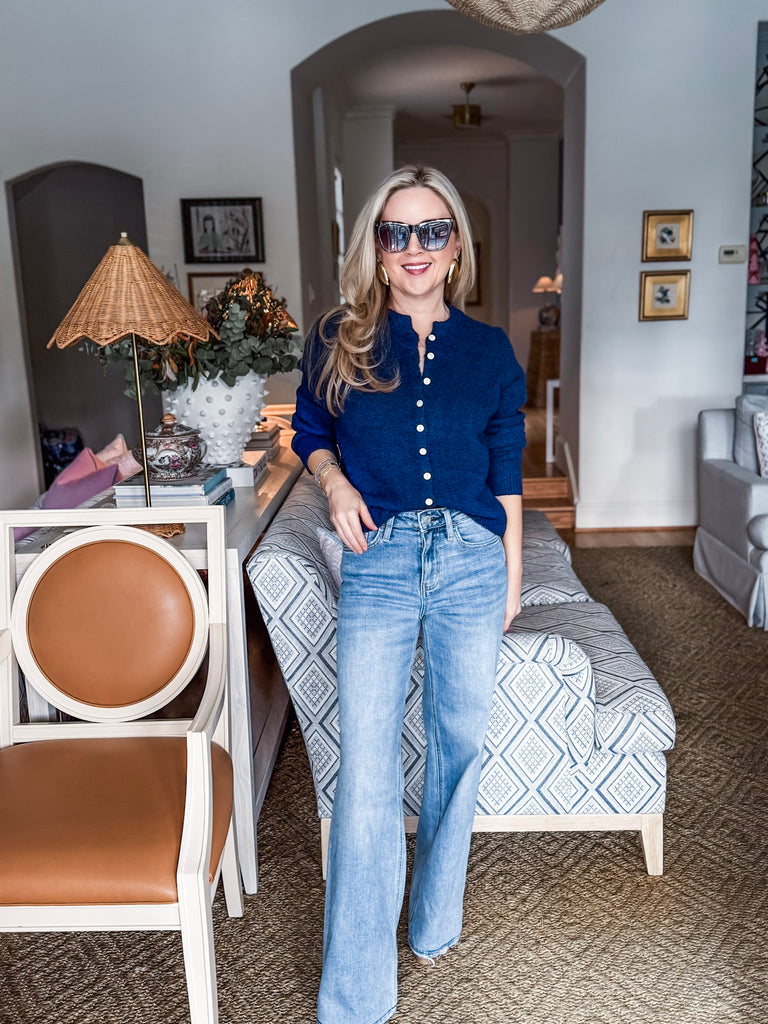 Cozy Nights Cardigan-Midnight Navy