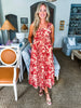 Soft Serenade Floral Midi Dress