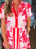 PREORDER: Vacation Babe Skirt Set-Red