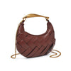 Ursula Woven Crossbody- Espresso