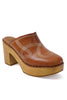 Retro Chic Wooden Clogs
