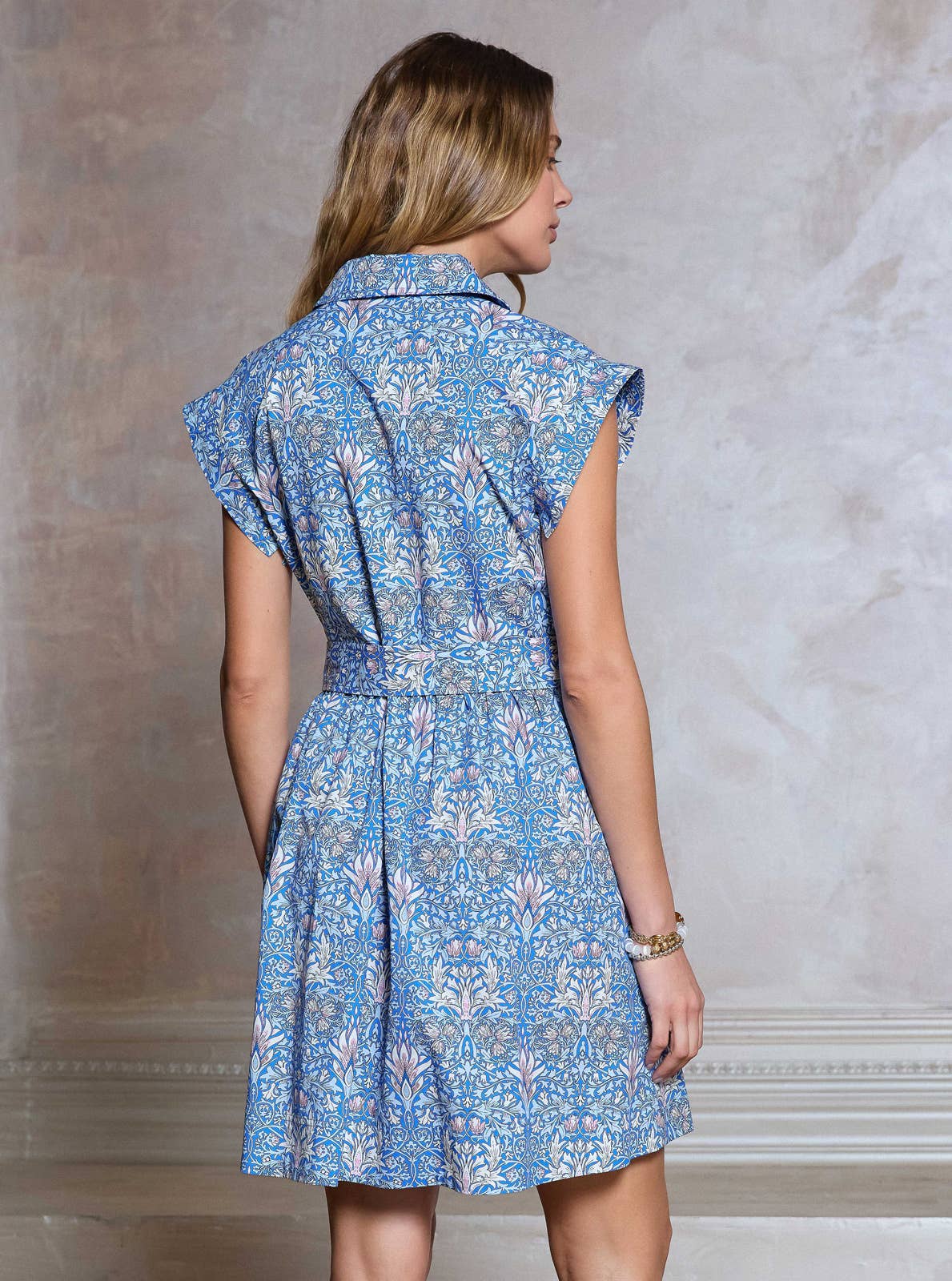 Olivia in Bloom Shirt Dress