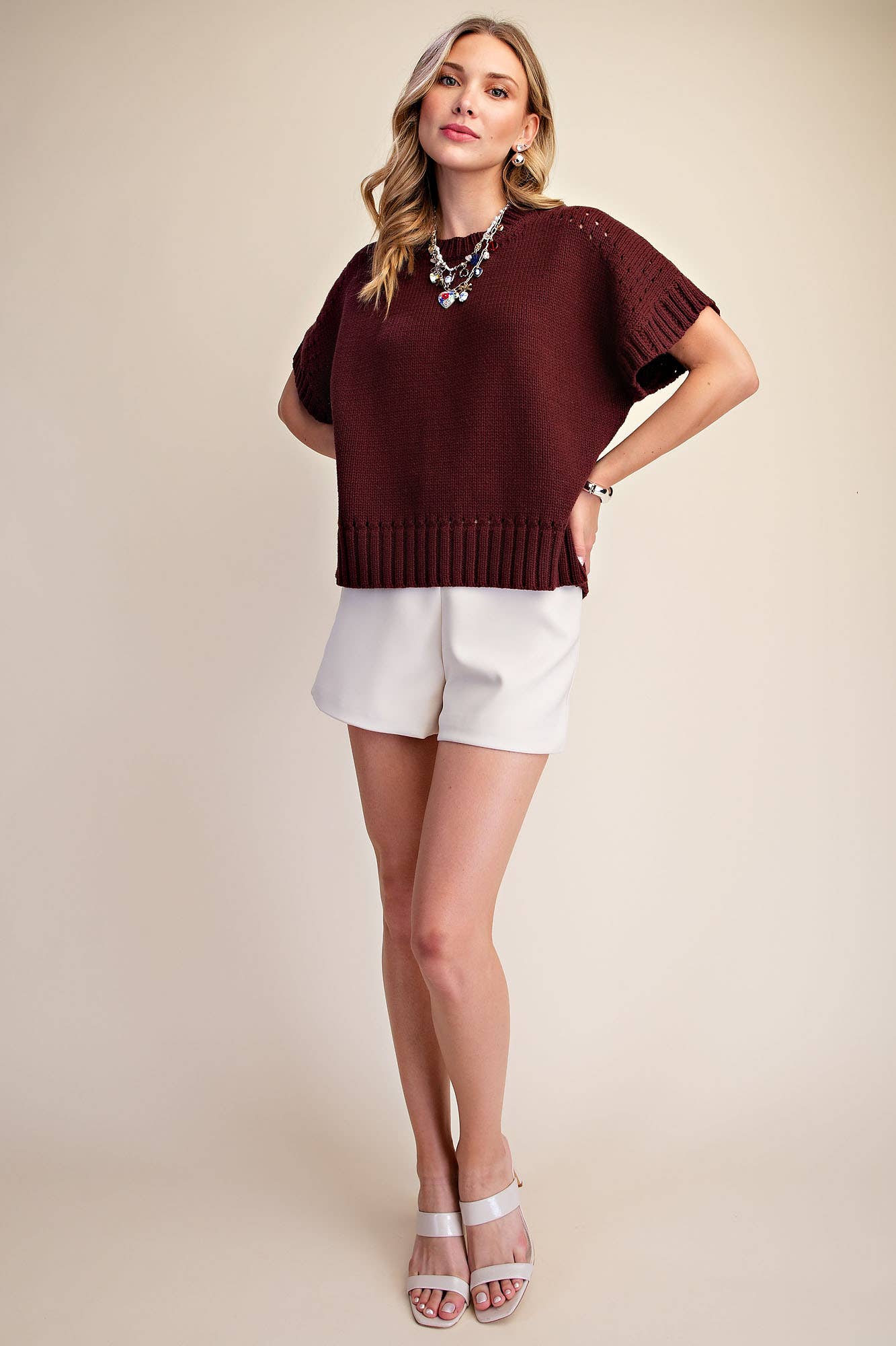 Woodland Charm Sweater-Brown