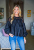 Orchard Picnic Lace Top-Black