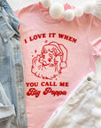 Big Poppa Santa Holiday Tee