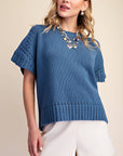 Woodland Charm Sweater-Blue
