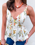Lovely in Florals Peplum Top