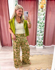 Fern Garden Wide Leg Pants