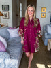 Crimson Petal Mini Dress