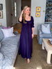 Pinot Sipping Maxi Dress-Navy