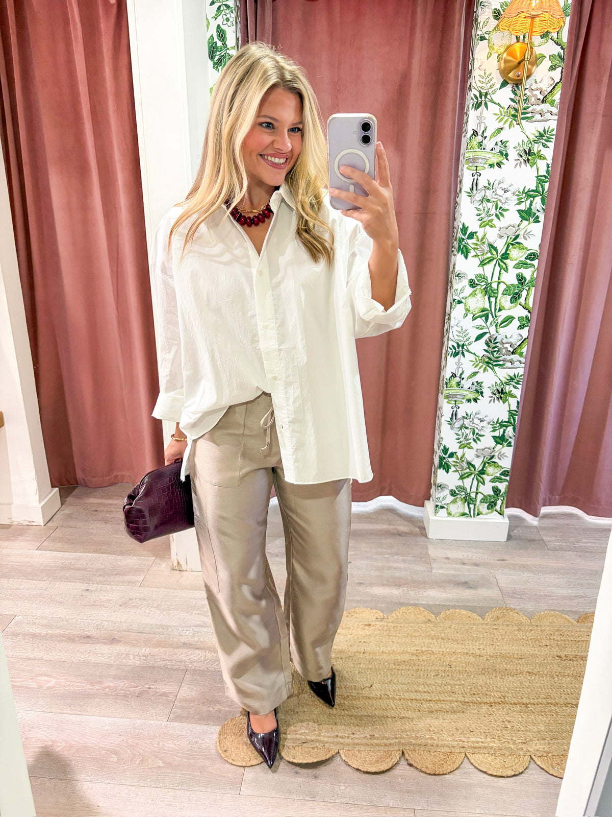 Ava Day Out Poplin Top