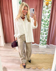 Ava Day Out Poplin Top