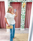 Selena One Shoulder Smocked Top