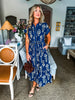 Botanical Moment Pattern Midi Dress