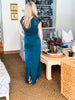 Turning Heads Maxi Dress- Green