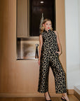 Giuliana Jacquard High Waist Pants