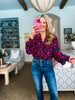 Turma Floral Ruffle Top