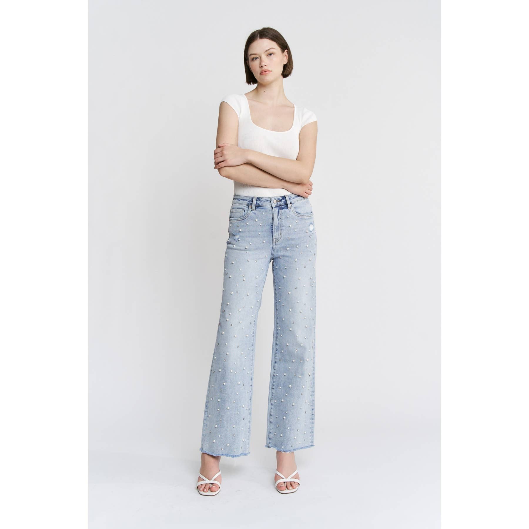 Runway Ready Wide Leg Jeans