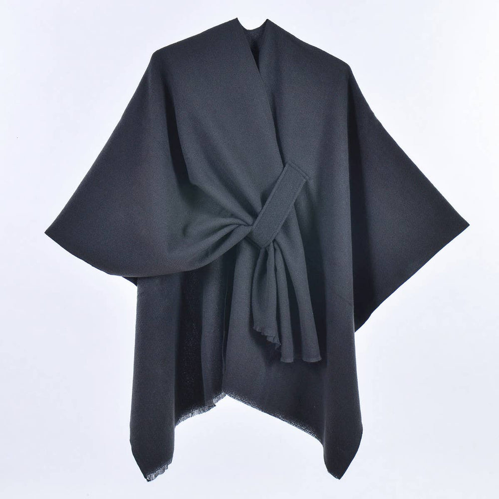 Luxe Wrap Shawl-Black