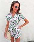 Sweet Like Spring Belted Romper
