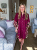 Crimson Petal Mini Dress
