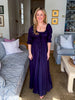 Pinot Sipping Maxi Dress-Navy