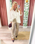 Ava Day Out Poplin Top