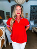 Summer Chill Top-Tomato Red