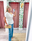 Selena One Shoulder Smocked Top