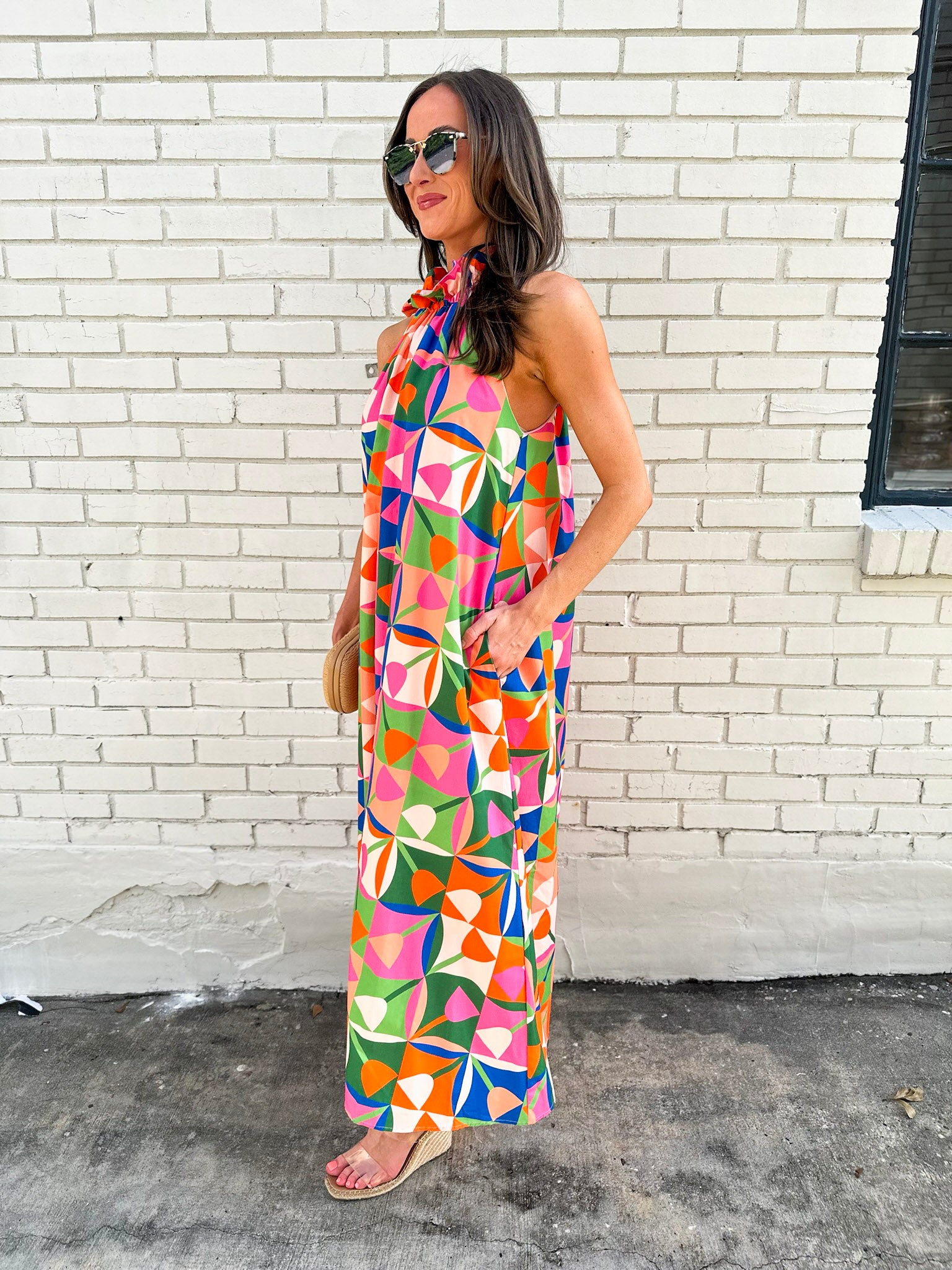 Petal Pop Maxi Dress